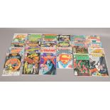 A collection of DC comics The Green Lantern, Corps, The Man of Steel collectors edition, Shazam
