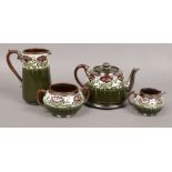 Gibson's Lustreware part tea set, teapot, coffee jug, milk jug etc.