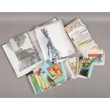 A collection of vintage postcards to include an album of vintage photographs of Doncaster.