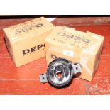 Depo auto lamp, two spot lights housing for Renault Clio.