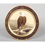 A boxed American Pickard China limited edition charger. Titled American Bald Eagle after and