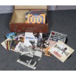 A suitcase of LP and single records, to include 2pac, Snoop Dogg, Adam and The Ants, Orchestral