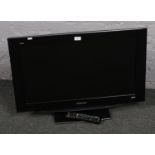 Panasonic Viesa (38in) flat screen TV with remote control