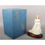A cased limited edition Royal Doulton figure of the Duchess of York, commemorating the royal wedding