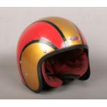 A rare Slazenger motorcycle Jet racing helmet.