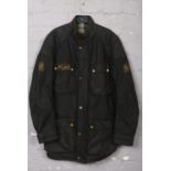 DESCRIPTION CHANGE. A Belstaff International Jacket, large. Good condition.