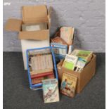 Four boxes of manly vintage children's books, The Boy next door Enid Blyton, Danesbury House Mrs