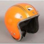 A 1960s Kangol motorcycle Jet helmet.