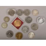 A collection of mainly British Queen Elizabeth II coins and medals. Including commemorative 5