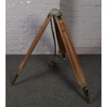 A Kern survivors theodolite tripod stand.