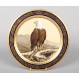 A boxed American Pickard China limited edition charger. Titled American Bald Eagle after and