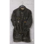 DESCRIPTION CHANGE - A Belstaff International Jacket, medium. With Triumph and Velocette embroidered