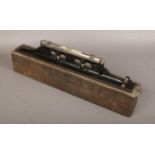 A cased J.Rabone & Son spirit level.