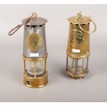 The Protector Lamp & Lighting Co Ltd Two Miners lamps