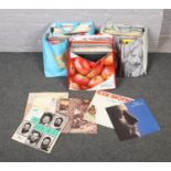 Three bags of LP records, to include The Who, Phil Collins, Elkie Brooks etc.