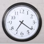 An oversized kitchen wall clock with quartz movement. Ikea, 58cm diameter.