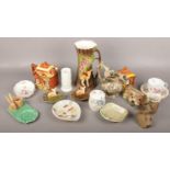 A collection of ceramics to include Royal Crown Derby, Sylvac, Poole etc.