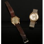 Two Gent's automatic wristwatches Timex, Swiss Emperor deluxe.
