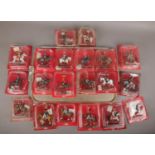 A collection of twenty Del Prado metal cavalry figures on horseback, all boxed.