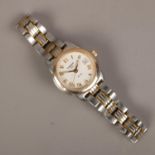 A ladies stainless steel Tissot wristwatch.