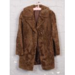 Skandipals fur three quarter length coat