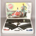 A boxed Niki Lauda racing system game, made by Polistil.