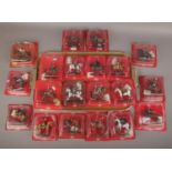 A collection of twenty Del Prado metal cavalry figures on horseback, all boxed.