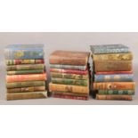 24 Victorian / early 20th century childrens cloth bound books. Blackie & Sons, Nisbet, Collins