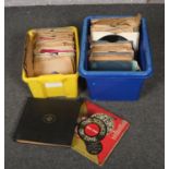 Two boxes of 78RPM records. (Approximately 150).