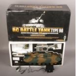 A box RC battle tank type 90.