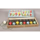 Tubelites vintage strip lighting novelty decoration set in original box one of the lights is missing