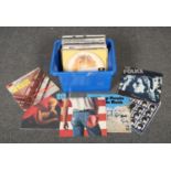A box of mainly rock LP records, to include The Beatles, Thin Lizzy, The Police etc.