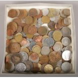 A tray of assorted 20th century World coins.