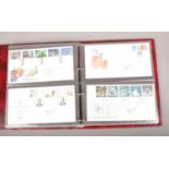 An album of approximately 66 Great Britain commemorative first day covers with non bureau postmarks.
