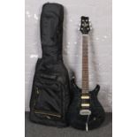 Tokai electric guitar PRS style with wilkinson tremelo serial number CN12080132 with gig bag