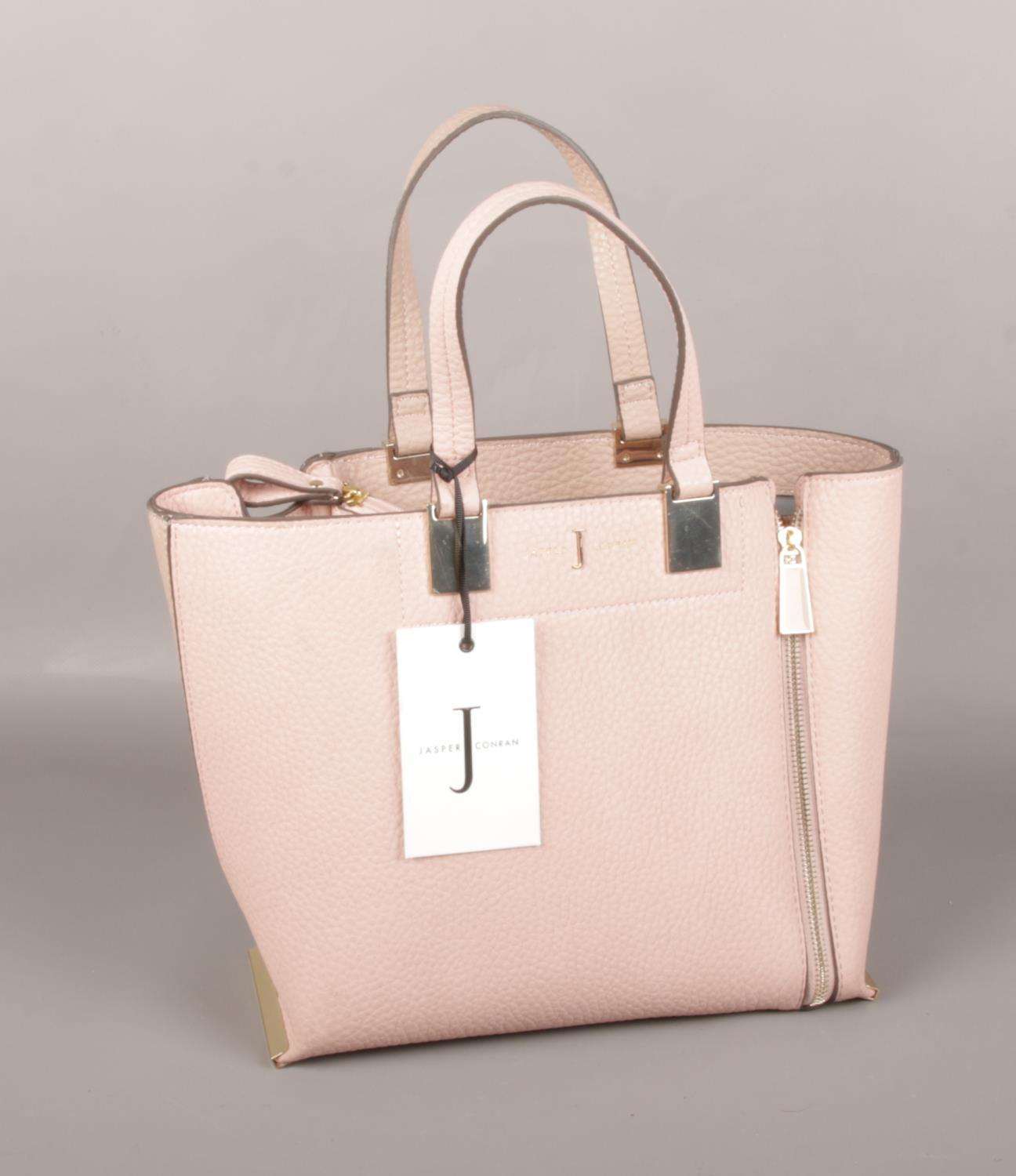 A Jasper Conran Light Pink Colour block Handbag still has tag on