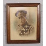 A framed WWI soldier print