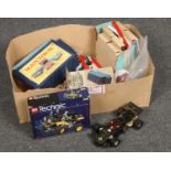 A collection of miscellaneous, Lego Technic 8816 boxed, Matchbox collectors mini case, Texaco