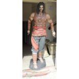 A life size sculpture from the video game universe, Prince of Persia, sculpted by Oxmox Studios.