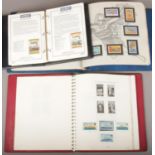 Three stamp albums; Locomotive, History of Flight and Channel Islands.
