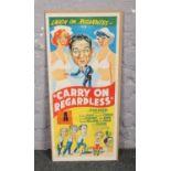 A rare Australian Carry On Regardless 1961 day bill poster.