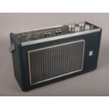 A HMV Diplomat radio.