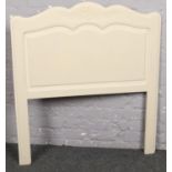 A 1930's French painted single headboard