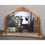 A Gilt framed mirror (approx 91 cm height 122 cm wide)