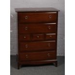 A Stag mahogany chest of drawers.