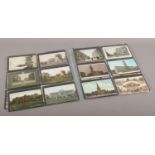 A collection of vintage postcards, Rotherham, Barnsley, Sheffield examples (approx 95)