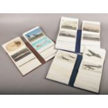 A collection of vintage transport postcards, Air , Sea examples in albums (approx 230)