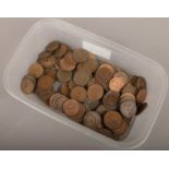 A box of over 200 farthings.