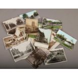 A collection of vintage postcards, Doncaster,