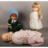 A Sarold Manufacturing Co ltd plastic doll to include a 1930's pot doll & BND doll